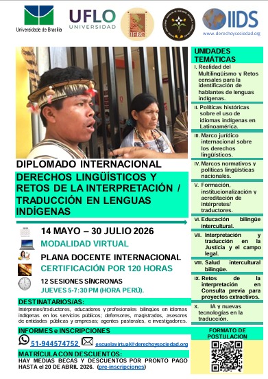 DIPLOMADO INTERNACIONAL (Mayo - Julio 2026)
